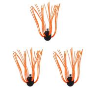 Kueohse 3X Cepillo de Barrido de Chimenea, Herramienta de Chimenea Flexible Cepillo de Limpieza Limpiador Giratorio Cepillos Cabezal para Limpieza de Humos de Chimenea