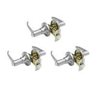 Kueohse 3X Cerradura de Manija de Puerta, Puertas Corredizas de Entrada, Cerraduras con Llave, Uso Doméstico para Dormitorio, Sala de Estar, Hogar Interior
