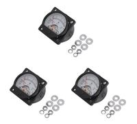 Kueohse 3X Clase 2.5 Exactitud AC 0-5A del Panel Analogico Metros Amperimetro Negro