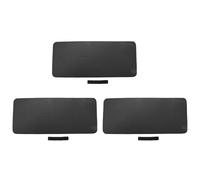 Kueohse 3X Colchoneta para Entrenamiento de Pilates 60X25X1.5Cm de Espesor Cojín de Rodilla de Yoga Soporte Extra para Rodillas Muñecas Negro