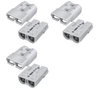 Kueohse 3X Conector de Conexión/Desconexión Rápida de Batería de 175 Amperios, Kit de Conector de Enchufe de Arnés de Cableado para Remolque de Cabrestante de Automóvil