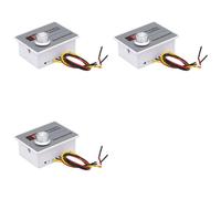 Kueohse 3X Controlador de Velocidad con Pantalla Digital ZFX-P1007A, Regulador de Velocidad Continuo Impermeable, Regulador de 500 W AC 220 V, Interruptor de Control