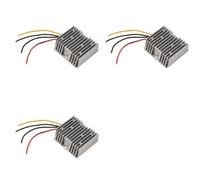Kueohse 3X Convertidor Automático Boost DC 8V-40V una 13,8V 10A Regulador de Voltaje Reductor de Voltaje una Prueba de Agua