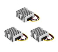 Kueohse 3X DC 12 / 24V A DC 48V 5A 240W Convertidor de Voltaje Regulador DC/DC Boost Transformador Impermeable
