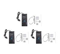 Kueohse 3X EQ-505 Guitarra SillíN 3 Bandas EQ Ecualizador de Preamplificador de Guitarra AcúStica Izquierd Aecualizador PiezoeléCtrico