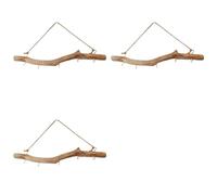 Kueohse 3X Gancho de Madera Gancho de Madera Flotante Suministros de Decoración Vintage Soporte para Colgar Ramas Fácil de Usar para Entrada Armario de Artículos Pequeños