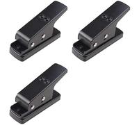 Kueohse 3X Guitarra Plectrum Punch Picks Portable Pick Puncher Pick Maker DIY Card Cutter Machine Negro