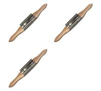 Kueohse 3X Herramienta de Limpieza de Rastrillo de Rueda Pulidora para Compuesto de Rueda Pulidora con Manejar de Madera de y Rastrillo de 4 de Dientes de Metal