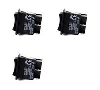 Kueohse 3X Interruptor Basculante Eléctrico Industrial HY12-9-3 de 6 Pines, Pulsador de 125 V/250 V.