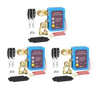 Kueohse 3X Interruptor de Desconexión Remota de Batería de 12V 240A, Interruptor de Apagado Automático, Interruptor de Control Remoto para, Camión, Coche