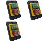 Kueohse 3X Interruptor Incorporado DZ05 400 V para Herramientas Eléctricas Estacionarias - Idéntico Al Modelo de Construcción KJD18