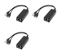 Kueohse 3X Módulo de Fuente de Alimentación PoE Ethernet 802.3Af/At con Interfaz USB de 48 V A 5 V para Equipos Electrónicos con Cámara IP