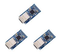 Kueohse 3X MóDulo de Red Ethernet de Puerto Serie CH9121 Convertidor UART una RJ45 DC 3.3V 5V STM32 MóDulo de Red/IP