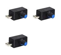 Kueohse 3X Módulo de Regulación de Voltaje del Controlador de Velocidad del Ventilador USB 5 V Controlador de Velocidad del Motor Interfaz USB-A Interruptor Control del Disipador de