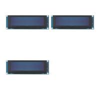 Kueohse 3X Pantalla OLED 3,12 Pulgadas 256X64 25664 Puntos Pantalla de Módulo LCD Gráfico Pantalla LCM Controlador SSD1322 Admite SPI (Amarillo)