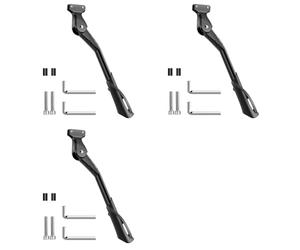 Kueohse 3X para Pata de Cabra de Bicicleta Eléctrica de 20 Pulgadas, 24 Pulgadas y 26 Pulgadas, Soporte de Pie Ajustable, Piezas de Soporte de Estacionamiento Lateral