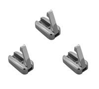 Kueohse 3X Perchero para Sombreros con Carga de Marino Plegable con Resorte de Acero Inoxidable, Gancho para Abrigos, Espejo Plegable Pulido para Barcos y