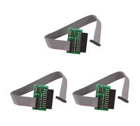 Kueohse 3X Placa de Interfaz Redonda de Cable JTAG (2X10 2,54 mm) A SWD (2X10 1,27)