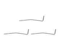 Kueohse 3X Plata 5.0Mm Balancín Brazo de TréMolo Vibrato Acero Palanca para Instrumentos de Guitarra EléCtrica
