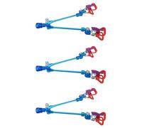 Kueohse 3X Poste de ExtensióN de PulverizacióN de Pintura Sin Aire, Cabezal de Boquilla Doble 517, Pintura para Protector de Pulverizador, Herramienta de PulverizacióN Potente