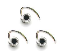 Kueohse 3X R503 Indicador de Anillo RGB Redondo Circular Control LED DC3.3V MX1.0-6Pin EscáNer de Sensor de MóDulo Capacitivo de Dactilares, 15Mm