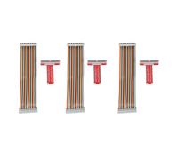 Kueohse 3X RPi GPIO Tablero de Expansion de Desbloqueo + Cable de Cinta + Adaptador GPIO Tipo T Ensamblado 20cm FC40 40 Pines Cable de Cinta Plano para 3 2 Modelo B & B + SC05