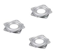Kueohse 3X Tabla Giratoria Placa Giratoria de Metal de Rodamiento de Bola - 95X 95X 9Mm