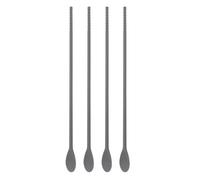 Kueohse 4 Cucharas de Silicona para Café, 11 Pulgadas, Palillos de Cocina Largos de Doble Punta, Cucharas Mezcladoras Multiusos y Palitos