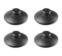 Kueohse 4 Pieza Negro Interruptor de Pie de Lampara en Interruptor de Pie de Luz Pedal de Potencia de Empuje