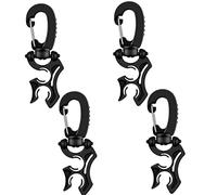 Kueohse 4 Piezas Clip de Soporte de Manguera Doble de Buceo Clip de Manguera de Buceo Doble Accesorios para Equipos de Buceo y Snorkel