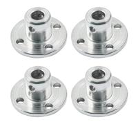 Kueohse 4 Piezas de Acoplamiento de Eje con Metálica de 5 mm, Acoplamiento de Rígida, Cojinete de Eje Guía para Motores.