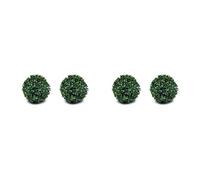 Kueohse 4 Piezas de Bolas de Topiario de Plantas Artificiales, Esferas de Jardín, Planta de Topiario, Decoración Interior y Exterior para Decoración de Patio Trasero S