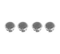 Kueohse 4 Piezas de Cubiertas de Ventilación Marina Ajustables de 4 Pulgadas, Cubiertas de Ventilación de Flujo de Aire de Acero Inoxidable 316 para Vehículos Recreativos, Barcos,