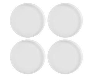Kueohse 4 piezas de molde redondo de resina posavasos para fundición de resina, formas epoxi para fundición con resina, hormigón, cemento y arcilla polimérica