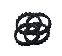 Kueohse 4 piezas de neumáticos para robot aspirador vacío serie 500 600 700 800 i7 S9 rueda piezas