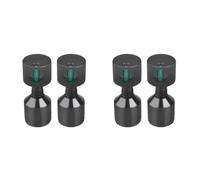 Kueohse 4 Piezas de Pasador de Alineación de de Aluminio de 1-1/8 Pulgadas con Dos Agujeros, Pasadores de Posicionamiento de Gradiente de Dos Agujeros para Alinear Tuberías.