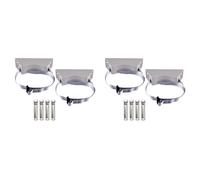 Kueohse 4 Piezas de Soporte para Tanque de Propano, Soporte para Cilindro de Gas, Soporte para Cilindro Montado en la Pared, Soporte para Cilindro de Gas para Ablandador de Agua de RV, B