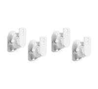 Kueohse 4 Piezas Soporte Universal para Montaje en Pared de Altavoz Abrazadera de Soporte de Techo con Rotación Ajustable en Ángulo de Inclinación y