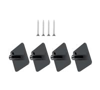 Kueohse 4 Soportes para Accesorios para Batidora, Organizador de Almacenamiento con Tornillo y Adhesivo para para Masa, Batidor Plano, Látigo de Alambre