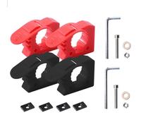 Kueohse 4 Soportes para Pala Herramientas y Equipos 1-1/7 A 1-4/9 Pulgadas Diámetro, Soporte para Portaequipajes Techo para Vehículos Recreativos, Furgonetas, Camiones, Barcos y Trenes