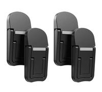 Kueohse 4 Soportes Portátiles para Computadora Portátil, Elevadores de Computadora, Autoadhesivos, Plegables, Invisibles, Ajustable, Color Negro