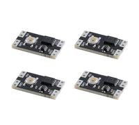 Kueohse 4 Unidad XL-10AL Módulo de Interruptor de una Sola Tecla Biestable con Botón de Enlace Único 3,5-5,4 V 300 NA Carga 10 A de Baja Potencia