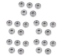 Kueohse 4 X 13 X 5mm Rodamientos de Bolas de Ruedas Pequenas Mini Mini Blindado 624Z 25 Piezas