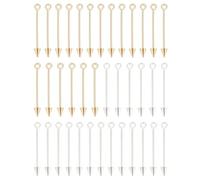 Kueohse 40 Barras de con Cuentas, Herramientas de Barras de Cuentas en para Aretes, Collares, Pulseras, Manualidades de Bricolaje, Colgantes, Joyas, Fabricación de Llaveros