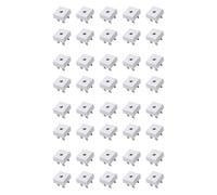 Kueohse 40 PCS 50A 1000V Caja de Metal Rectificador de Puente de Diodos de una Sola Fase KBPC5010