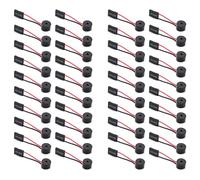 Kueohse 40 Piezas PC Placa Base Mini Altavoz Computadora de Escritorio Cubierta Protectora DIY CóDigo Interno Mini Enchufe Zumbador
