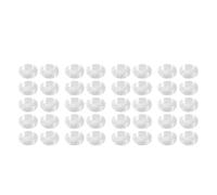 Kueohse 40 Pzs Caja de Monedas de Plastico Transparente Redonda Pequena 35mm