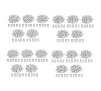 Kueohse 4000 Piezas Juego de Casquillos de Cable de 1/16 de Pulgada de Bucle de Engaste de AleacióN de Aluminio para Cable MetáLico