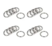 Kueohse 40mm X 5mm o Anillo Soldado de Flejes Correas de Acero Inoxidable 20pzs