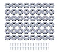 Kueohse 48 piezas de PTFE Easy Moving Slider con protección para suelo de madera de baldosas (25 mm redondo)